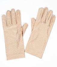 Load image into Gallery viewer, Unique Vintage Iced Coffee &amp; White Pin Dot Gloves
