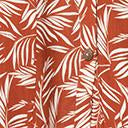 Load image into Gallery viewer, Retro Style Rust &amp; Ivory Tropical Print Midi Skirt
