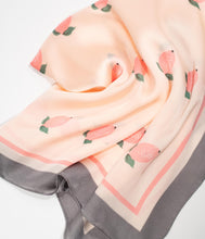 Load image into Gallery viewer, Unique Vintage Pink Lemon Print Hair Scarf
