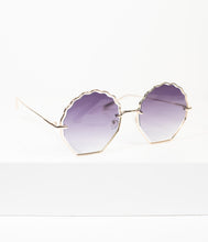 Load image into Gallery viewer, Retro Gold Sunshine Rounded Sunglasses
