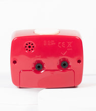 Load image into Gallery viewer, 1950s Style Red Atomic Alarm Clock

