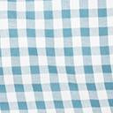Load image into Gallery viewer, Dusty Blue &amp; White Gingham Bow Blouse
