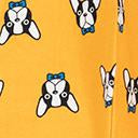 Load image into Gallery viewer, Mustard Frenchie Print Face Mask
