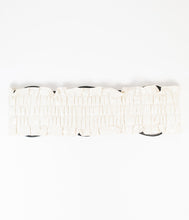 Load image into Gallery viewer, White Ruffle Elastic Cinch Belt
