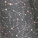 Load image into Gallery viewer, Vintage Style Grey Star Constellation Print Cotton Circle Skirt
