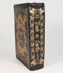 Black & Gold Book of Spells Crossbody Purse
