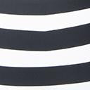 Load image into Gallery viewer, Barbie x Unique Vintage Plus Size Black &amp; White Chevron Stripe One Piece Bathing Suit
