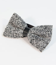 Load image into Gallery viewer, Grey Wool Butterfly Pre-Tied Bow Tie

