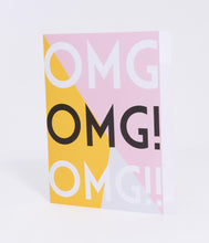 Load image into Gallery viewer, OMG! Paper Greeting Card
