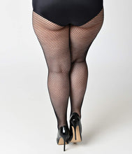 Load image into Gallery viewer, Plus Size Black Fishnet Tights
