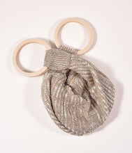 Load image into Gallery viewer, Retro Style Taupe Silver Beaded Satchel Bag

